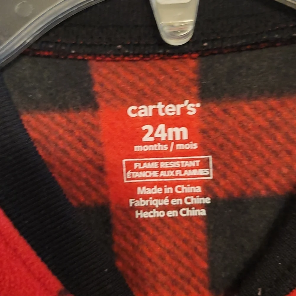 Carter's Santa's Helper Pajamas